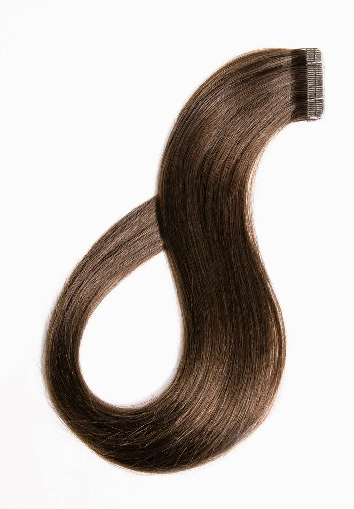 16" Tape-In Pro Straight Color #6 Dark Chestnut Brown