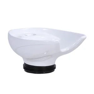 40B Porcelain Shampoo Bowl White