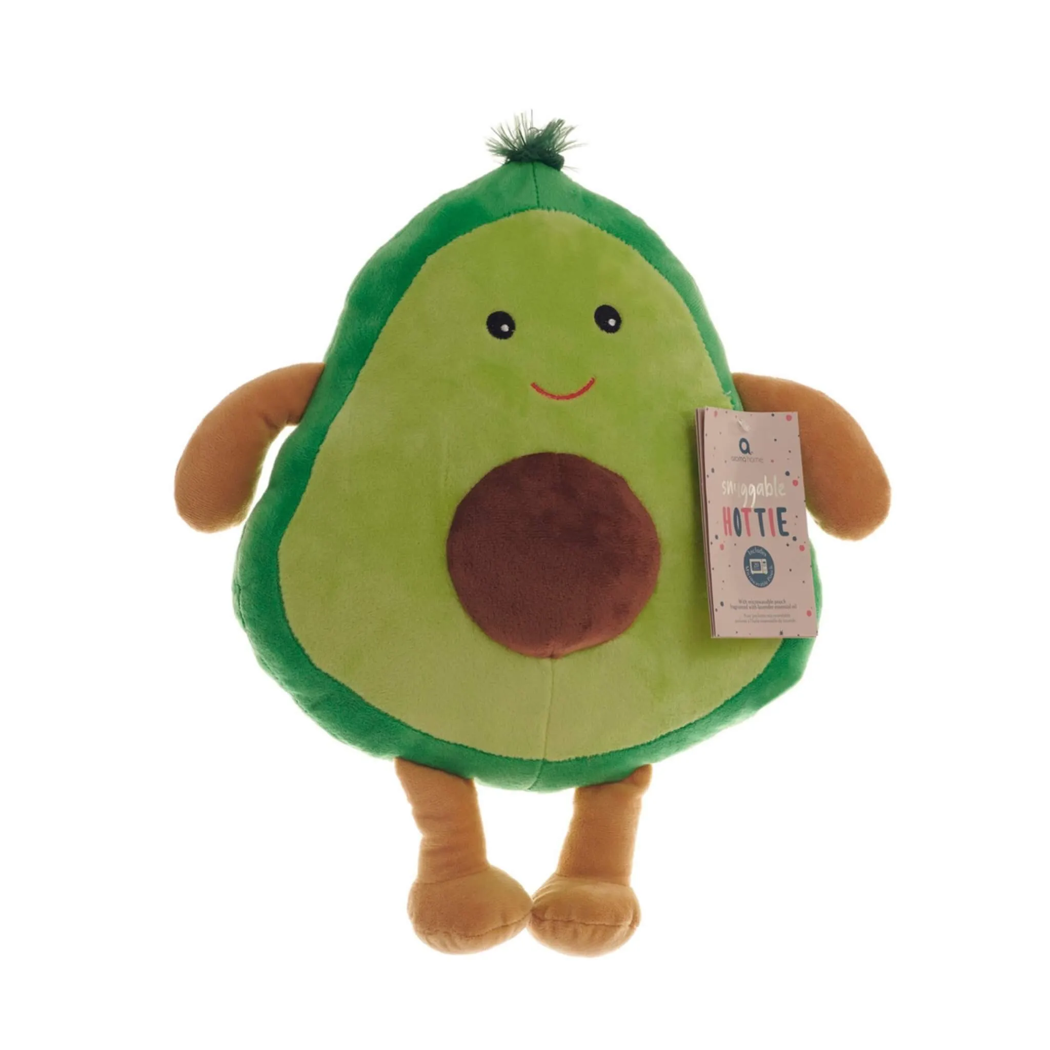 Avocado Snuggable Hottie Heatable Soft Toy with Microwavable Pouch