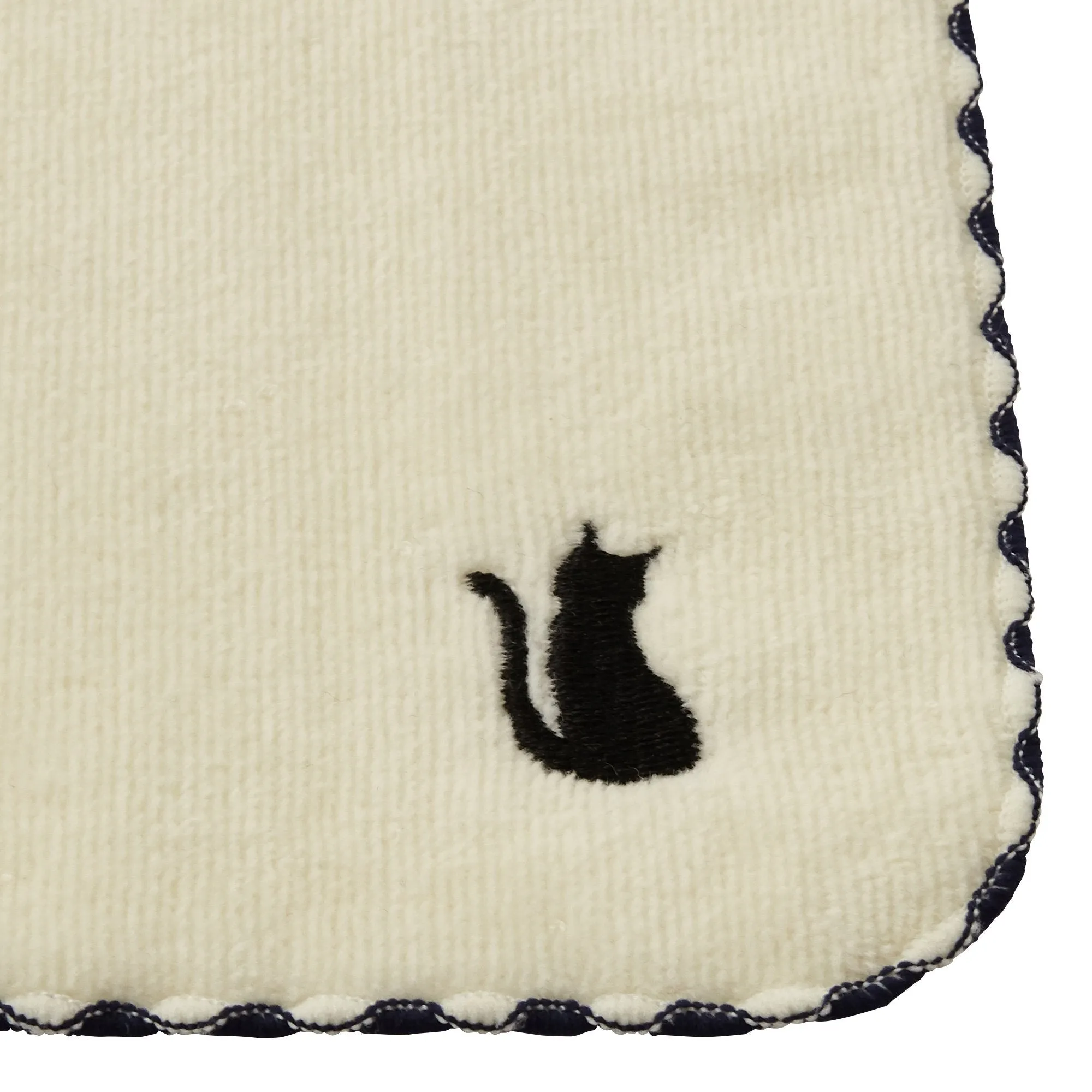 Ballot Antibacterial Deodorant Handkerchief Cat White