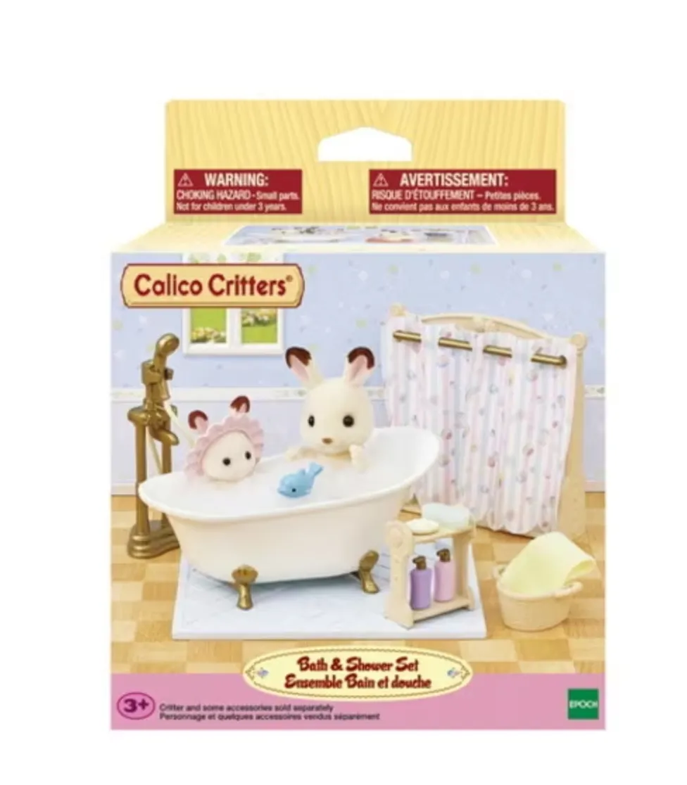 Calico Critters Bath & Shower Set