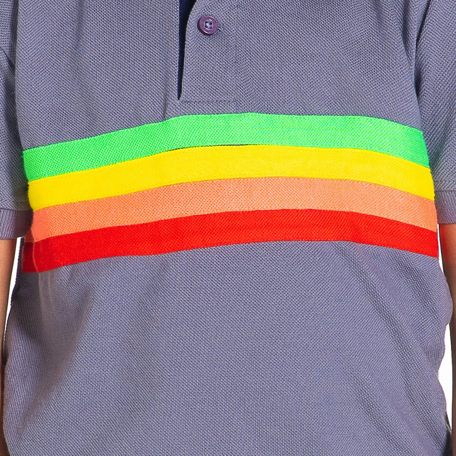 Colorful Striped Polo Shirt