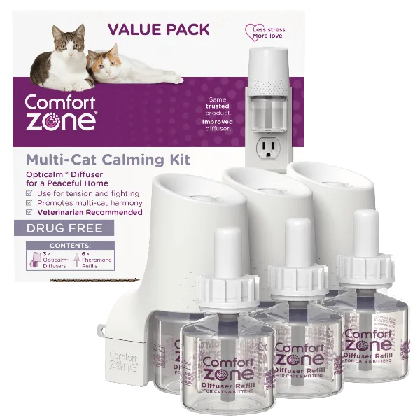 Comfort Zone Multi-Cat Diffuser Kit