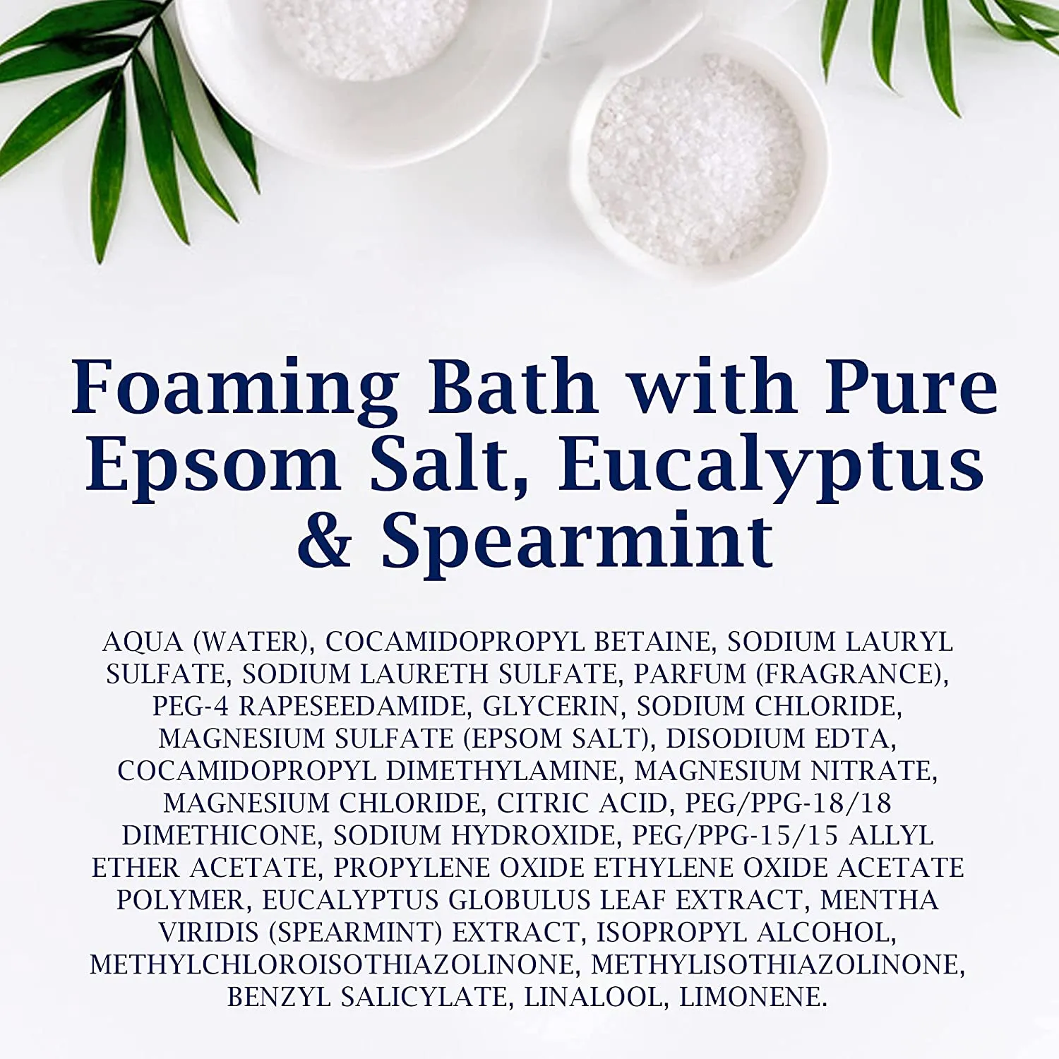 Dr. Teal'S Foaming Bath (Epsom Salt), Eucalyptus Spearmint, 34 Fluid Ounce