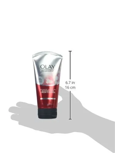 Facial Cleanser by Olay Regenerist Regenerating Cream Face Cleanser, 5.0 oz Packaging may Vary