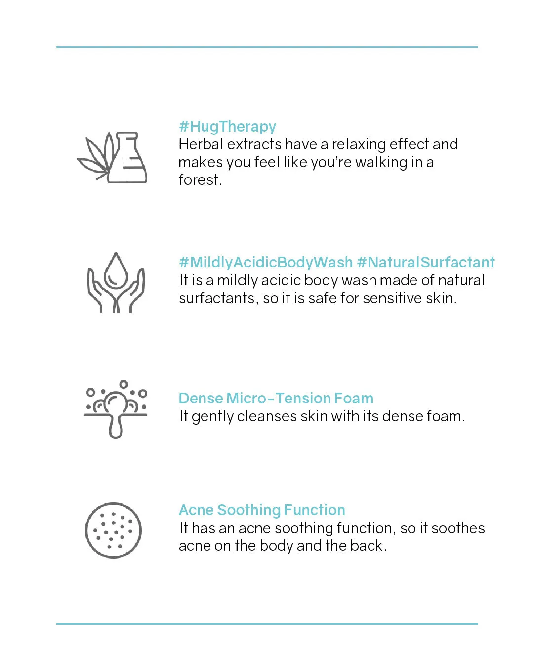 OHIOHOO Hug Therapy Body Wash