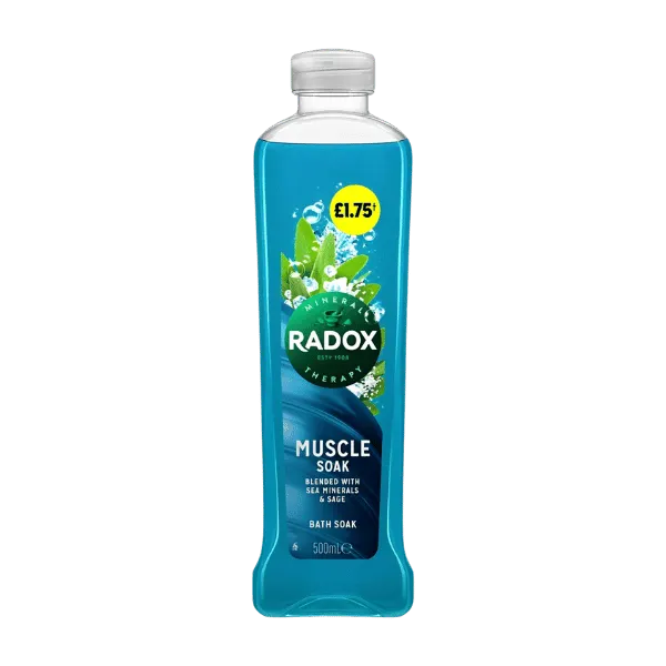 Radox Muscle Therapy Bath Soak With Sea Minerals & Sage 500ml