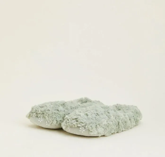 Warmies Sage Curly Slipper